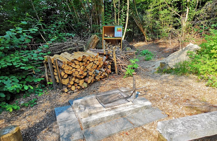 Das Feuerverbot im Wald gilt auch an befestigten Grillstellen. Foto zVg