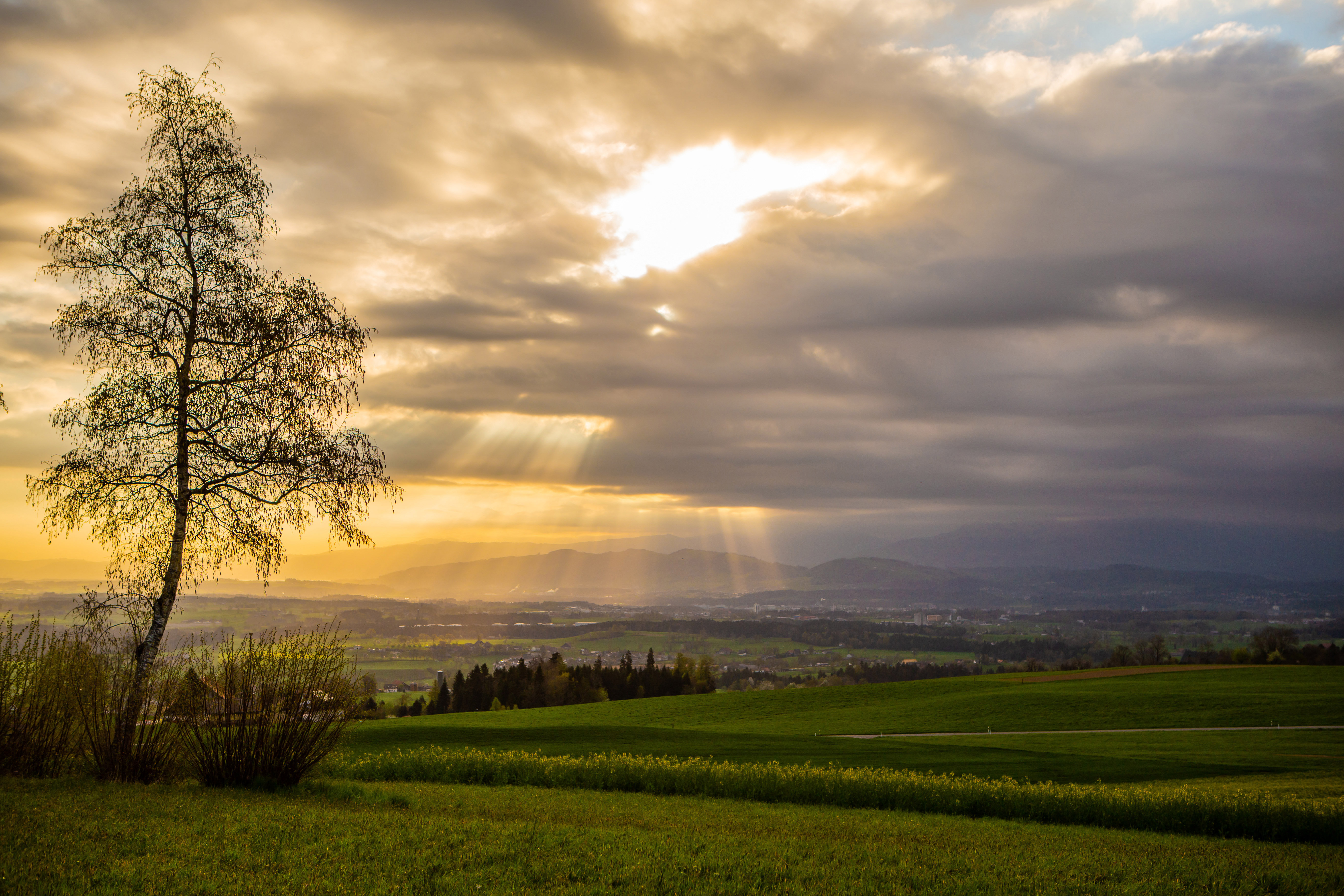 Sonnenaufgang auf dem Ruswilerberg. | René Burch, Ruswil