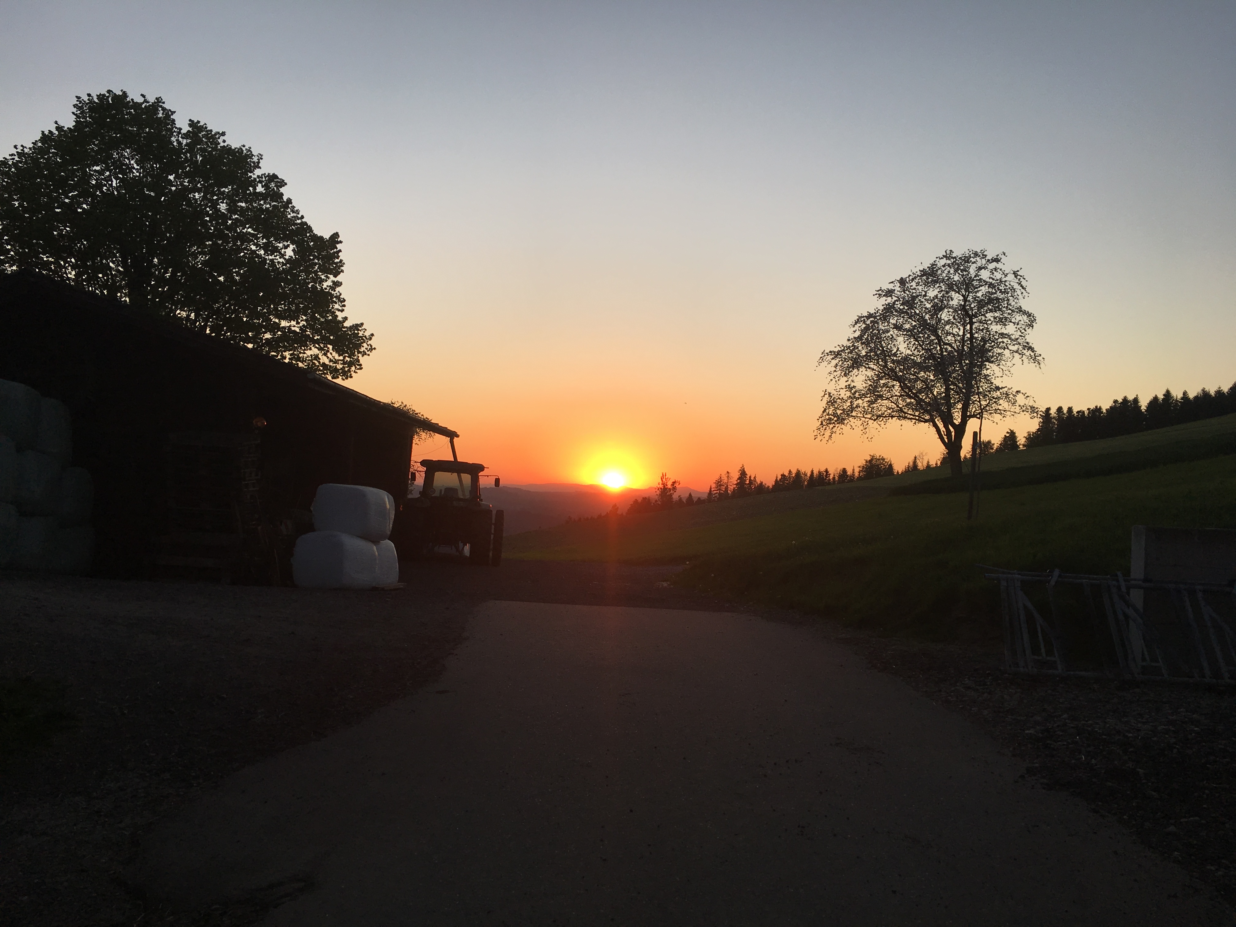 Sonnenuntergang, fotografiert von der Mittlerschwerzi, Ruswil | Sabrina Vogel, Ruswil