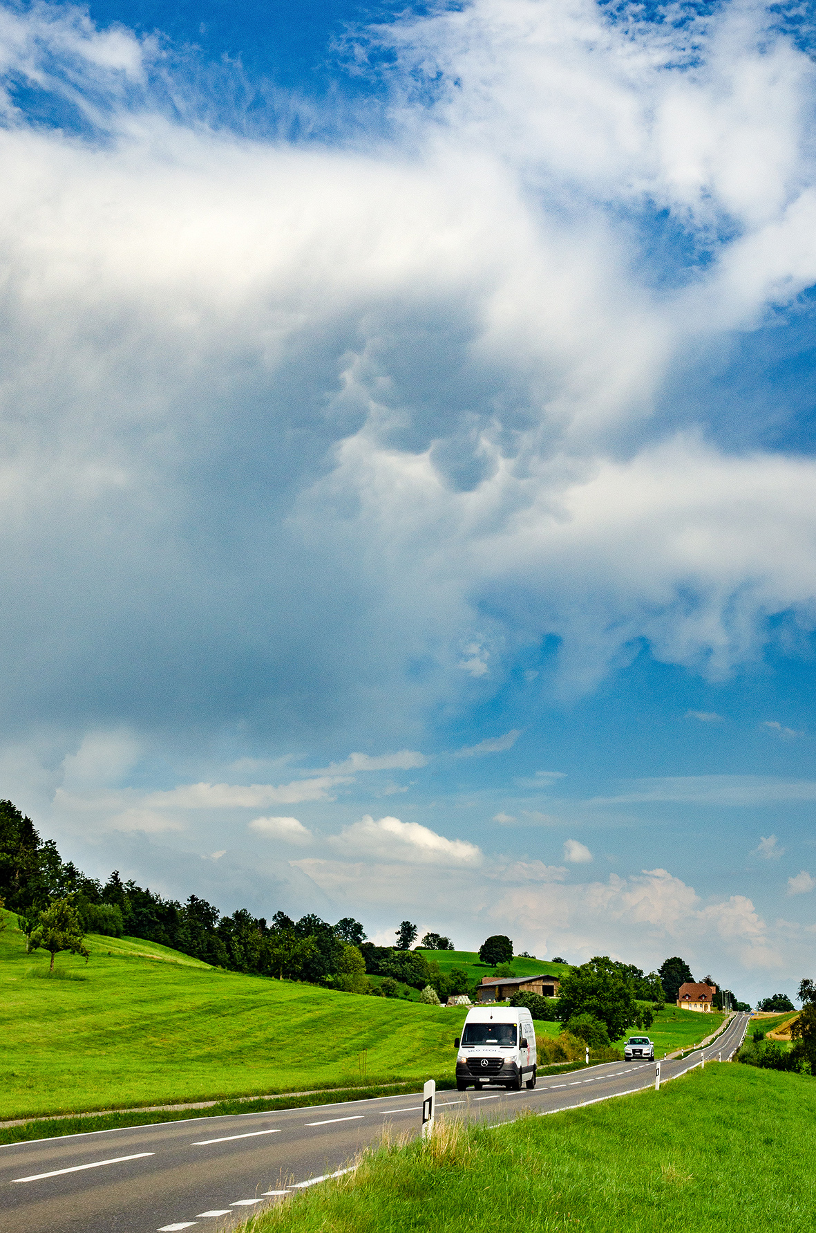 Spezielle Wolkenbildung über Ziswil, Ruswil. | Stefan Dubach, Ruswil