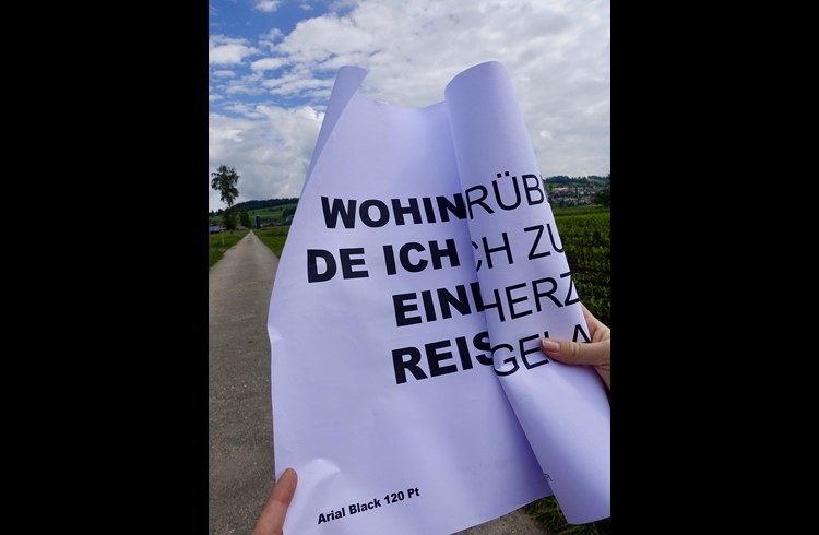 Auf dem Noema-Weg. Foto zVg