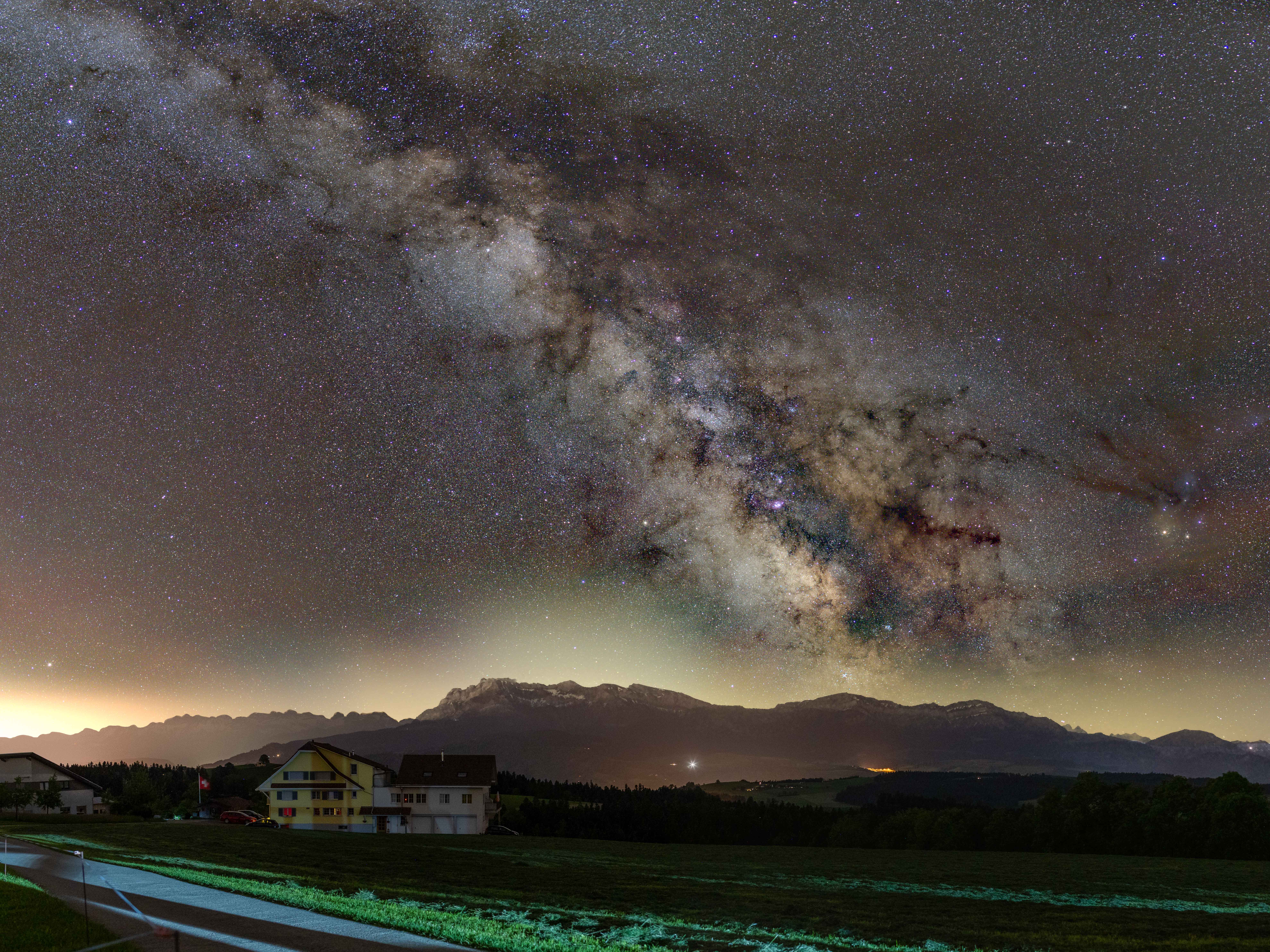 Milchstrasse über dem Pilatus. | Richi Brandenberger, Ruswil