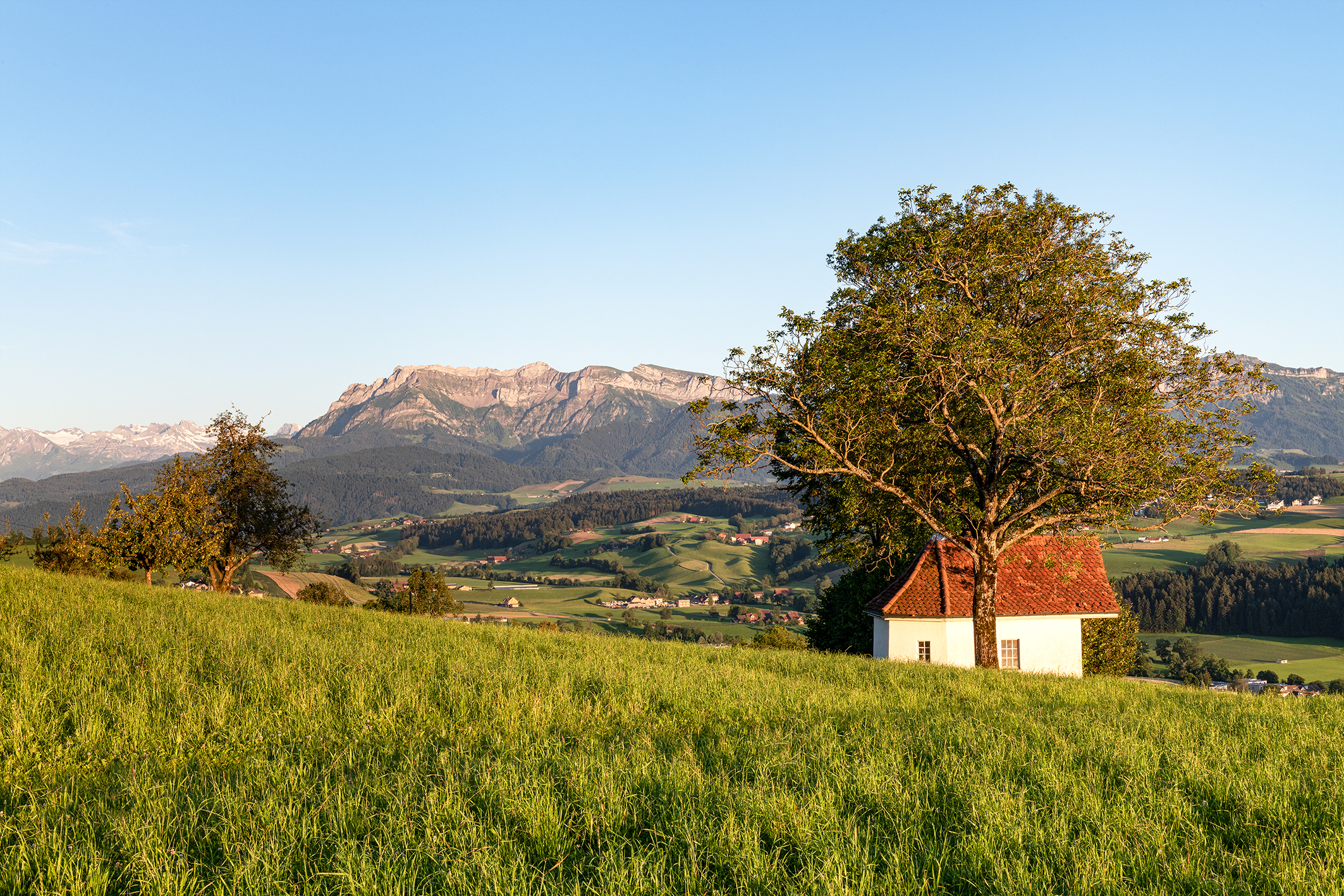 Postkartenidylle bei der Kapelle Obere Schwerzi, Ruswil. | Stefan Dubach, Ruswil