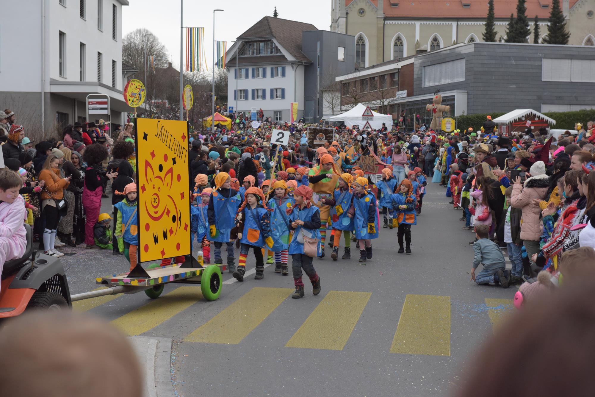 Impressionen vom Grosswanger Umzug 2023. Foto Michael Wyss