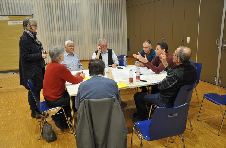 Trotz geringem Interesse am Workshop gab es intensive Diskussionen. Foto Stefan Schmid