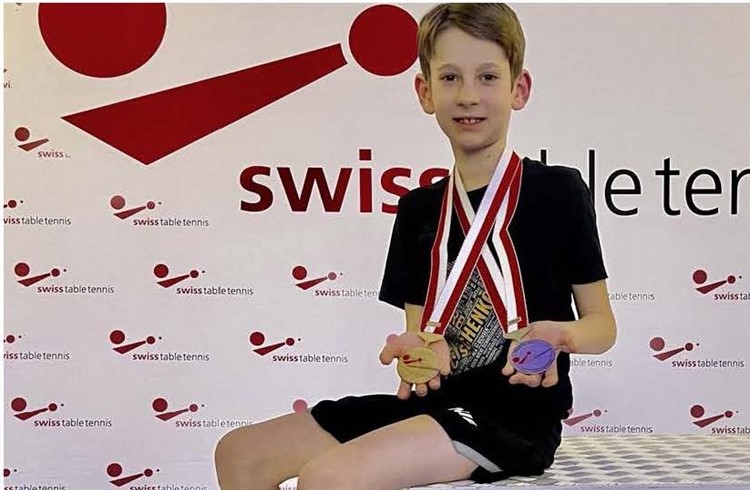 Silas Stalder hat in Genf die Schweizermeisterschaft der Kategorie U11 gewonnen. Foto zVg
