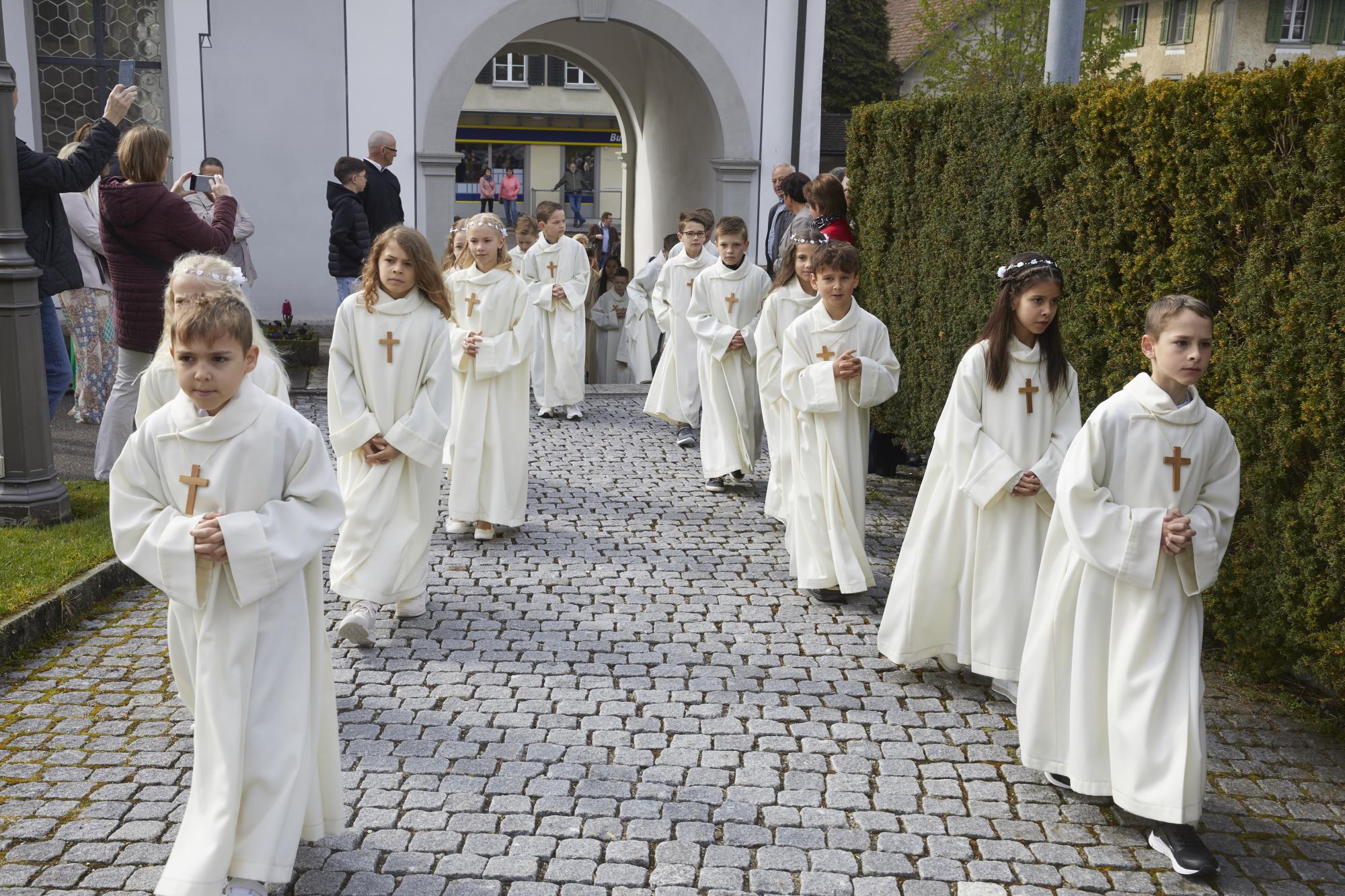 Weisser Sonntag in Buttisholz. Foto Stefan Vonwil