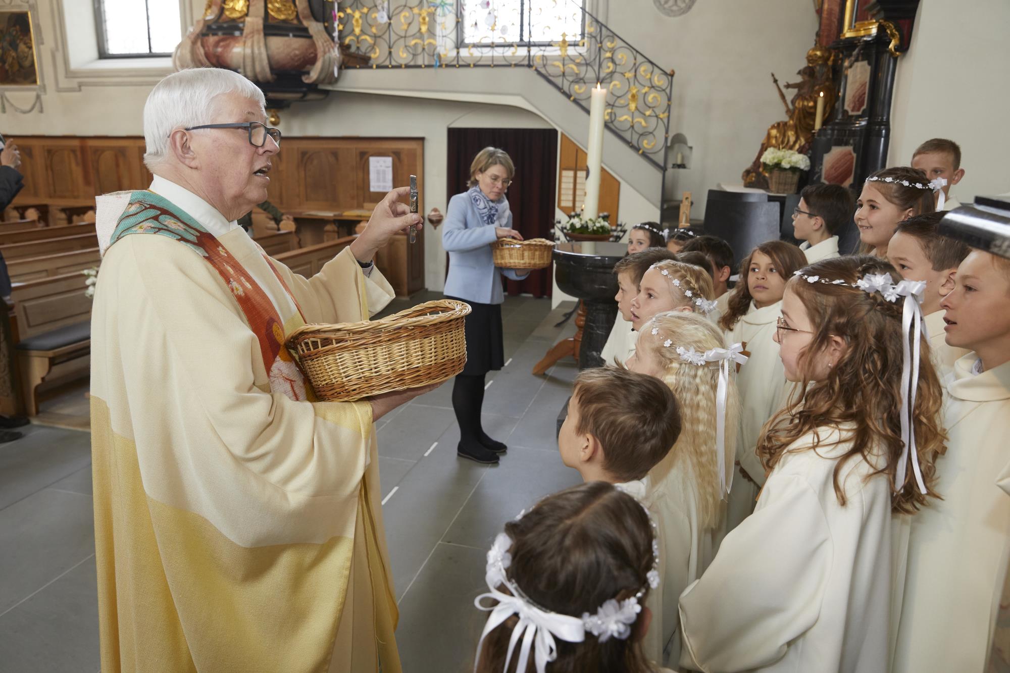 Weisser Sonntag in Buttisholz. Foto Stefan Vonwil