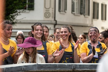 Impression Einzug Blauring Ruswil und Jungwacht Ruswil. Foto Stefan Dubach Impression Einzug Blauring Ruswil und Jungwacht Ruswil. Foto Stefan Dubach