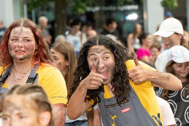 Impression Einzug Blauring Ruswil und Jungwacht Ruswil. Foto Stefan Dubach Impression Einzug Blauring Ruswil und Jungwacht Ruswil. Foto Stefan Dubach