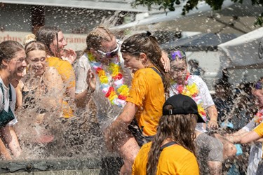 Impression Einzug Blauring Ruswil und Jungwacht Ruswil. Foto Stefan Dubach Impression Einzug Blauring Ruswil und Jungwacht Ruswil. Foto Stefan Dubach