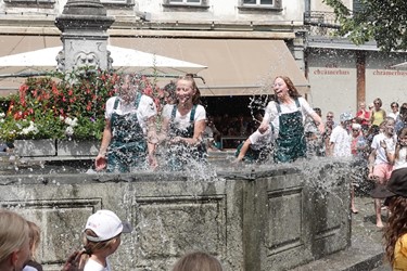 Impression Einzug Blauring Ruswil und Jungwacht Ruswil. Foto Roland Meyer Impression Einzug Blauring Ruswil und Jungwacht Ruswil. Foto Roland Meyer