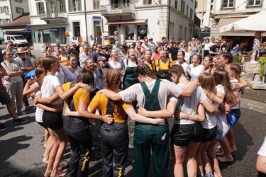 Impression Einzug Blauring Ruswil und Jungwacht Ruswil. Foto Roland Meyer Impression Einzug Blauring Ruswil und Jungwacht Ruswil. Foto Roland Meyer