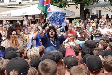 Impression Einzug Blauring Ruswil und Jungwacht Ruswil. Foto Roland Meyer Impression Einzug Blauring Ruswil und Jungwacht Ruswil. Foto Roland Meyer