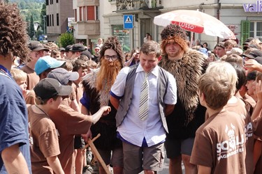 Impression Einzug Blauring Ruswil und Jungwacht Ruswil. Foto Roland Meyer Impression Einzug Blauring Ruswil und Jungwacht Ruswil. Foto Roland Meyer