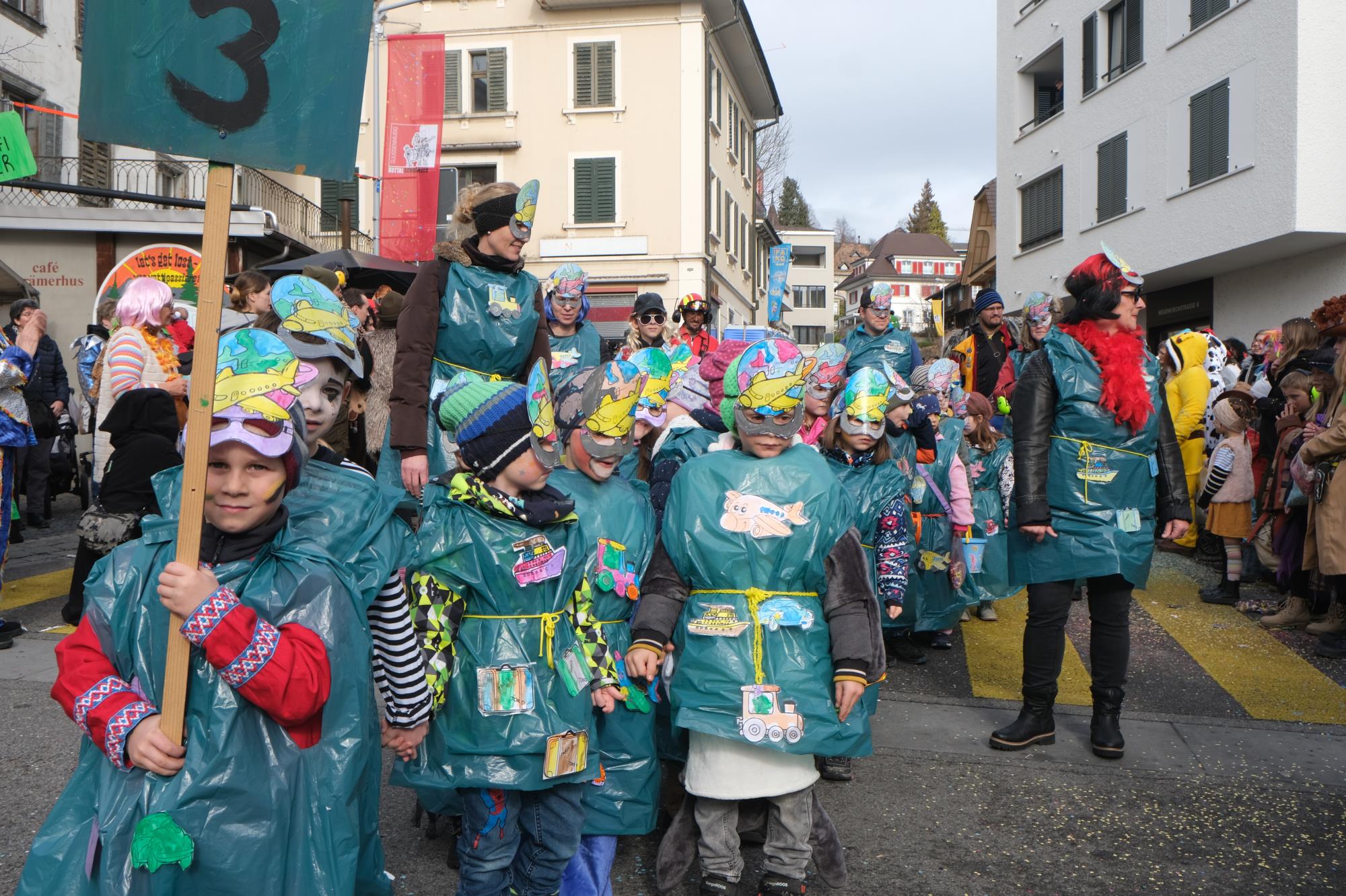 Impressionen vom Kinderumzug in Ruswil. Foto Hannes Bucher
