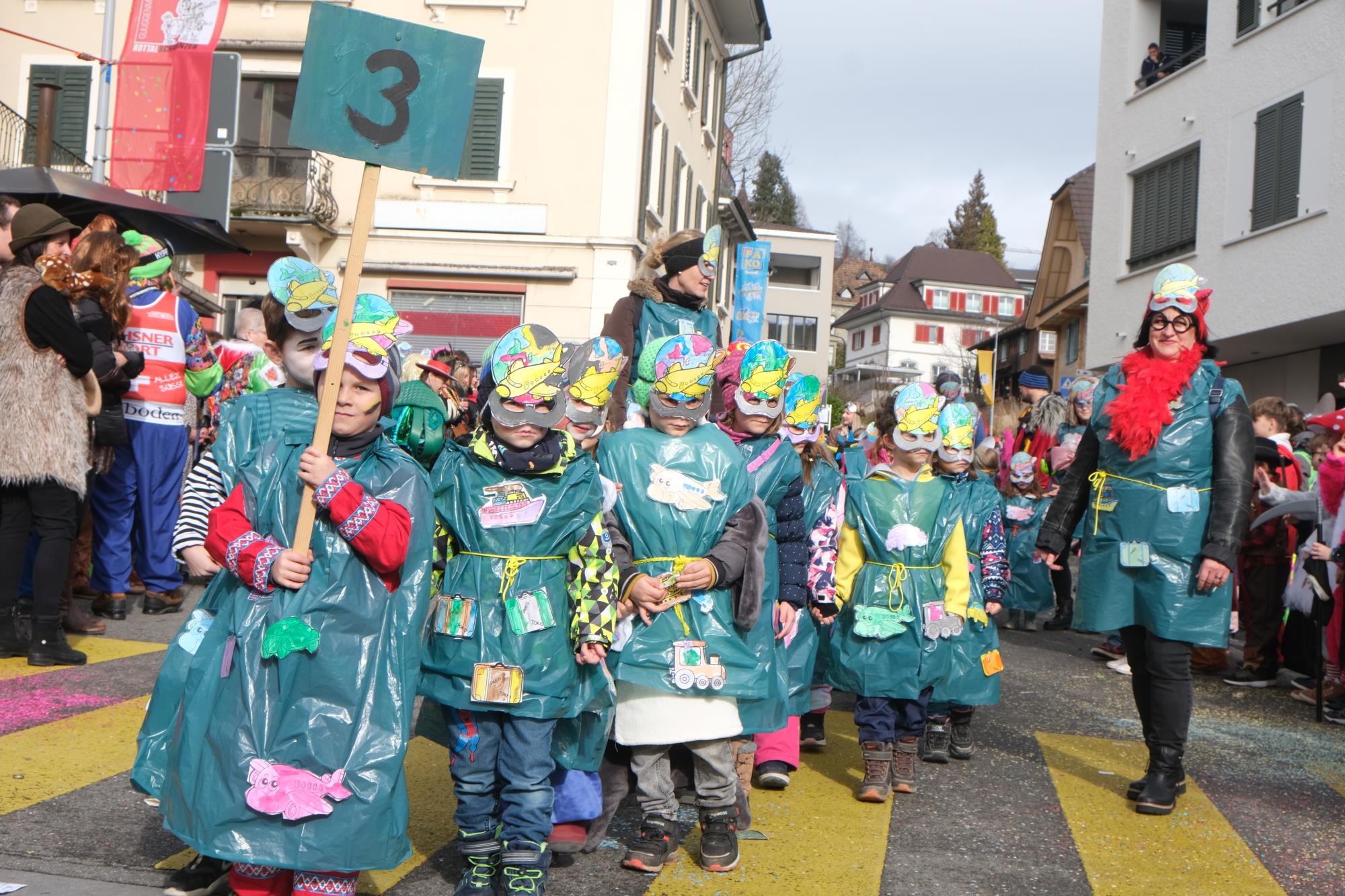 Impressionen vom Kinderumzug in Ruswil. Foto Hannes Bucher