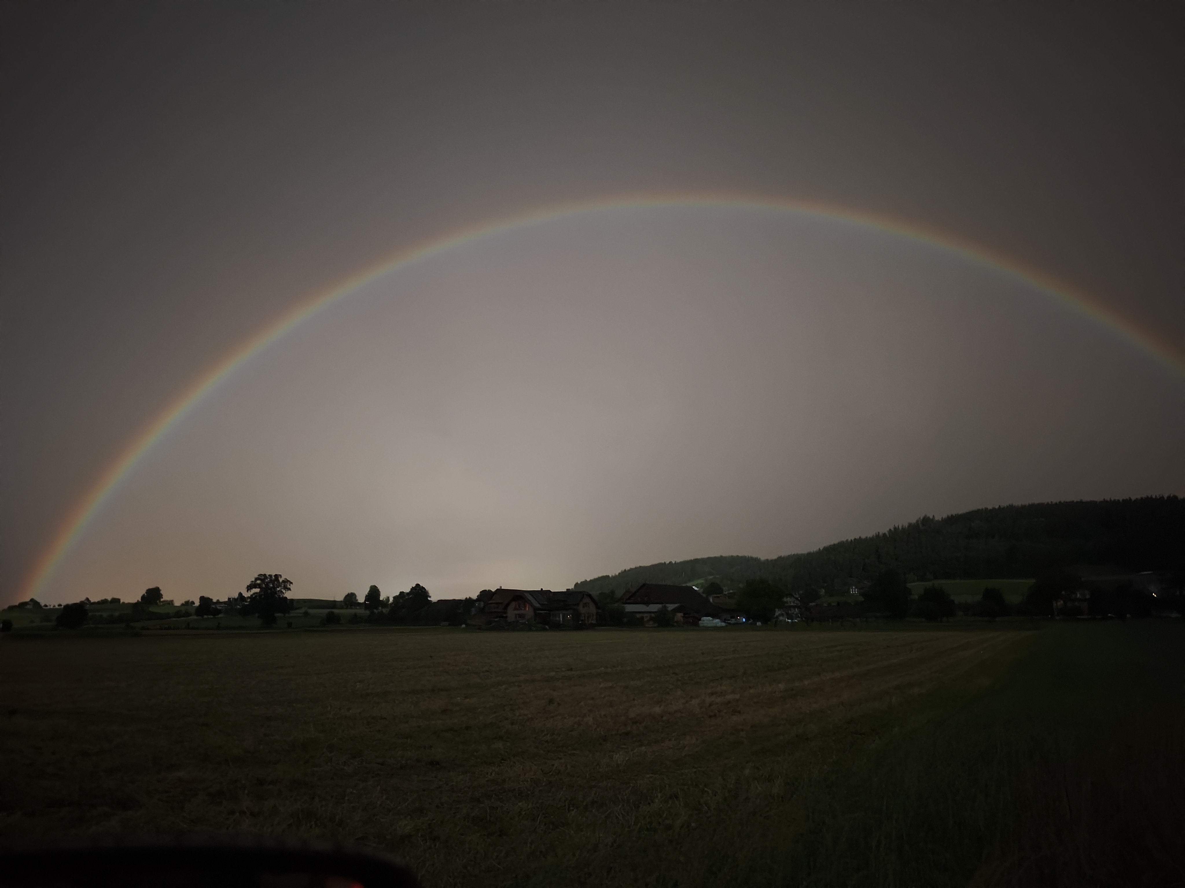 Diese Aufnahme entstand um 00.11 Uhr von der Breitenstrasse Richtung Ettiswil.   | Urs Meyer, Grosswangen 