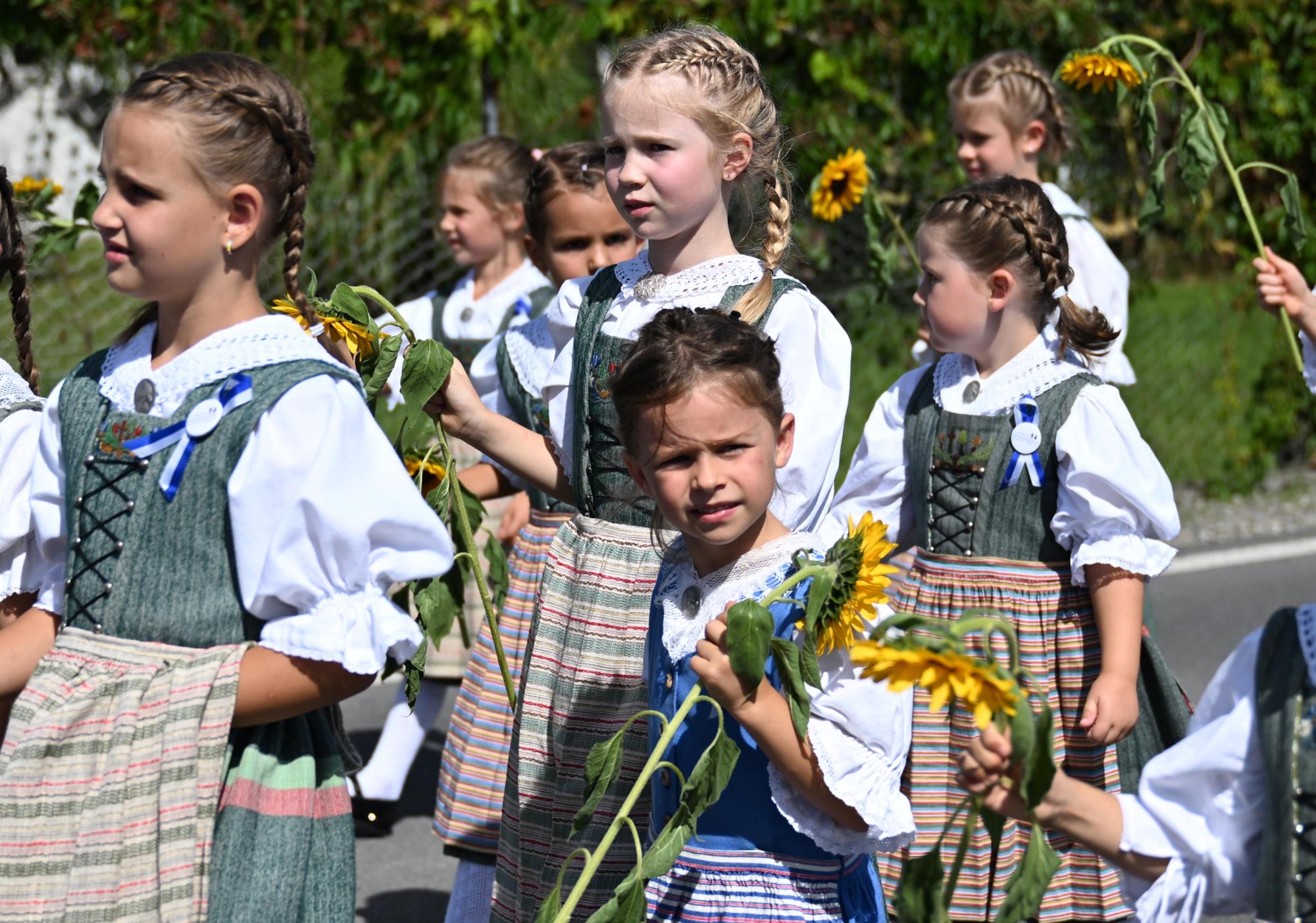 Impressionen Luzerner Kindertrachtenfest in Ruswil. Foto Roland Meyer