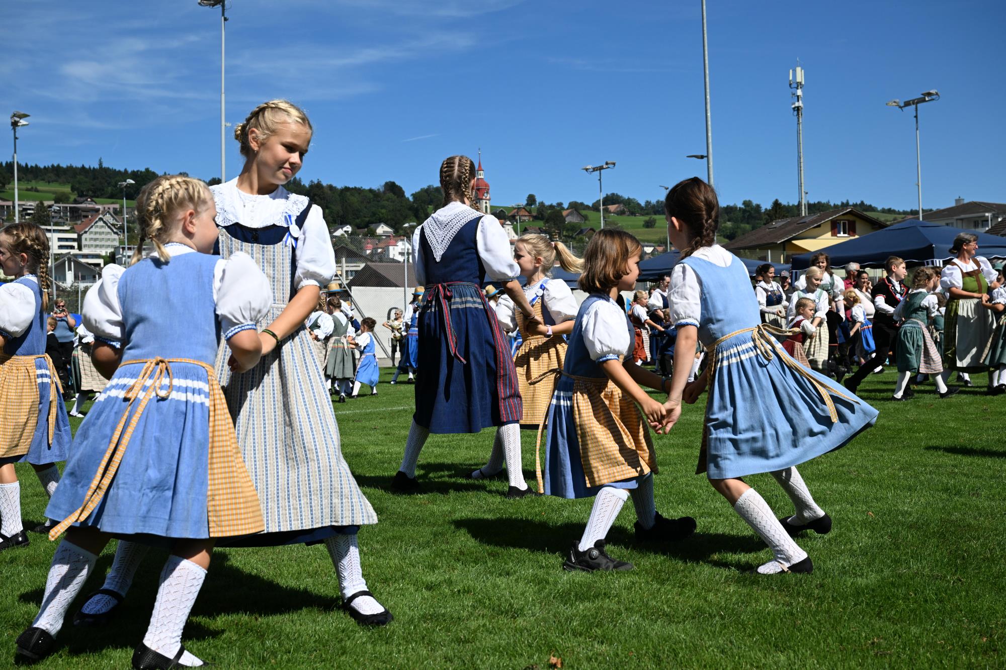 Impressionen Luzerner Kindertrachtenfest in Ruswil. Foto Roland Meyer