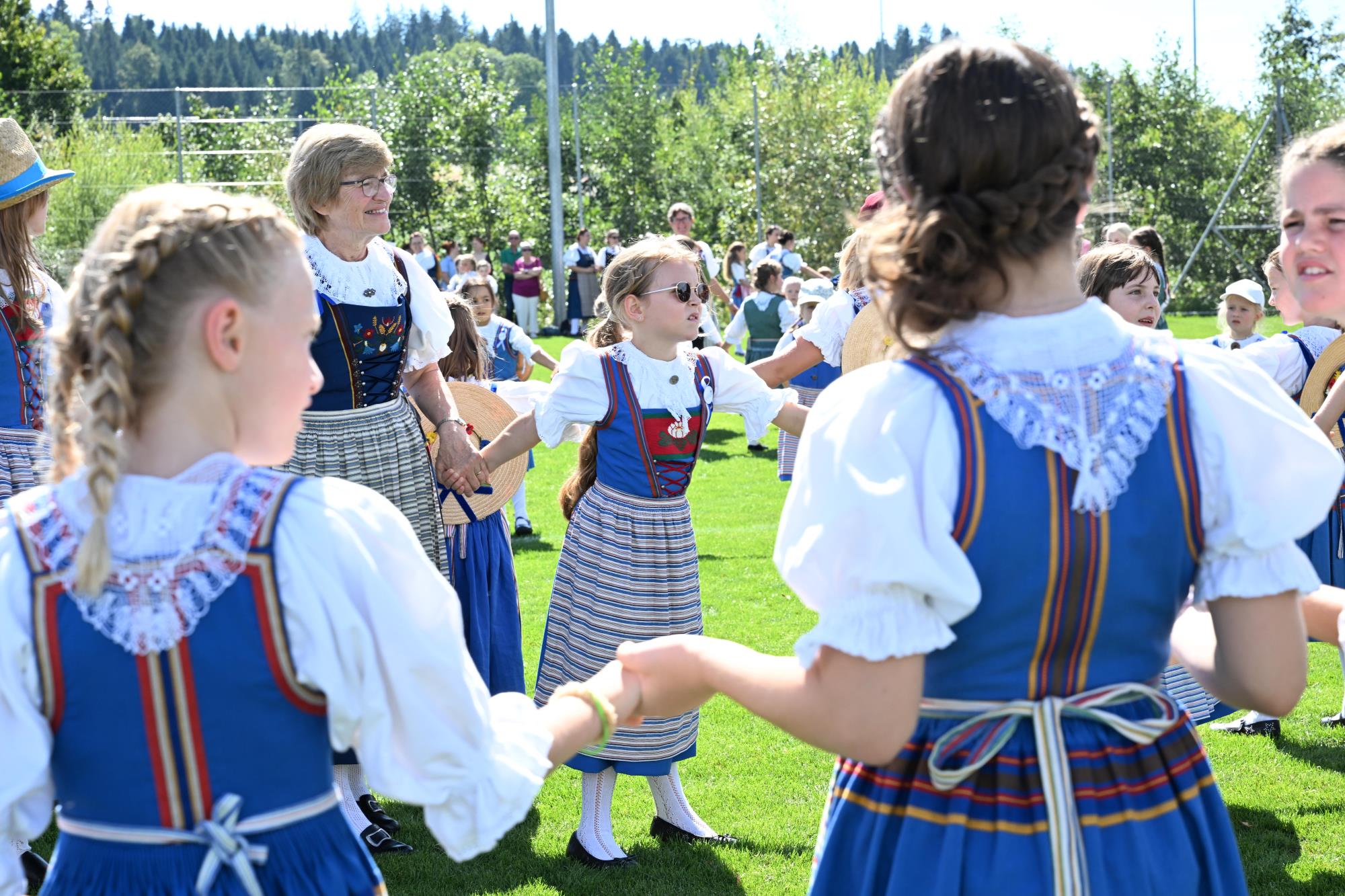 Impressionen Luzerner Kindertrachtenfest in Ruswil. Foto Roland Meyer