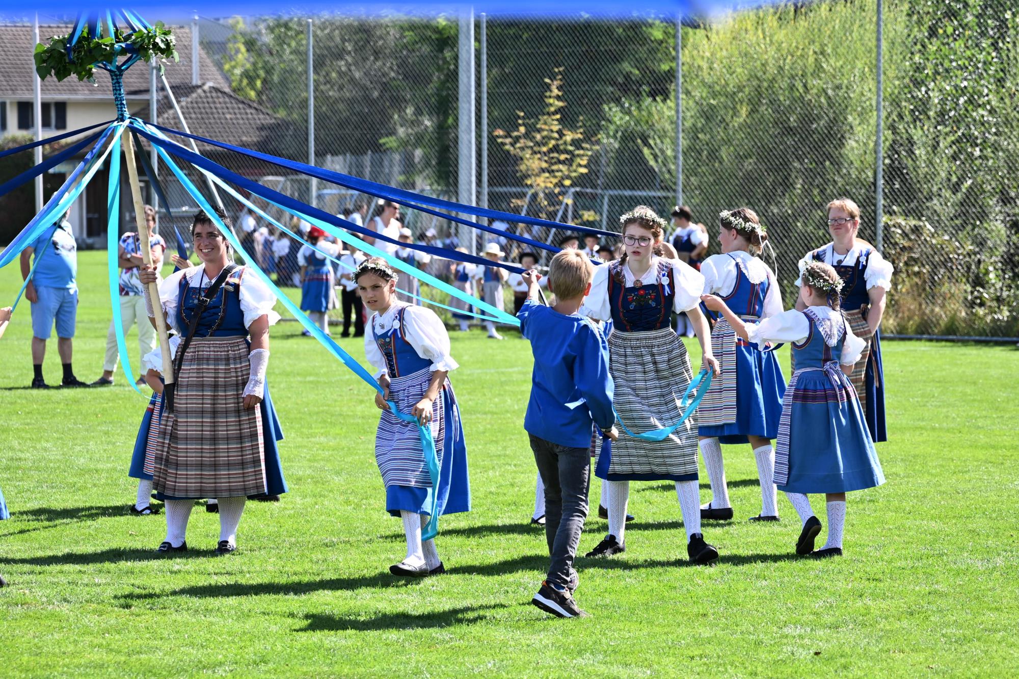 Impressionen Luzerner Kindertrachtenfest in Ruswil. Foto Roland Meyer