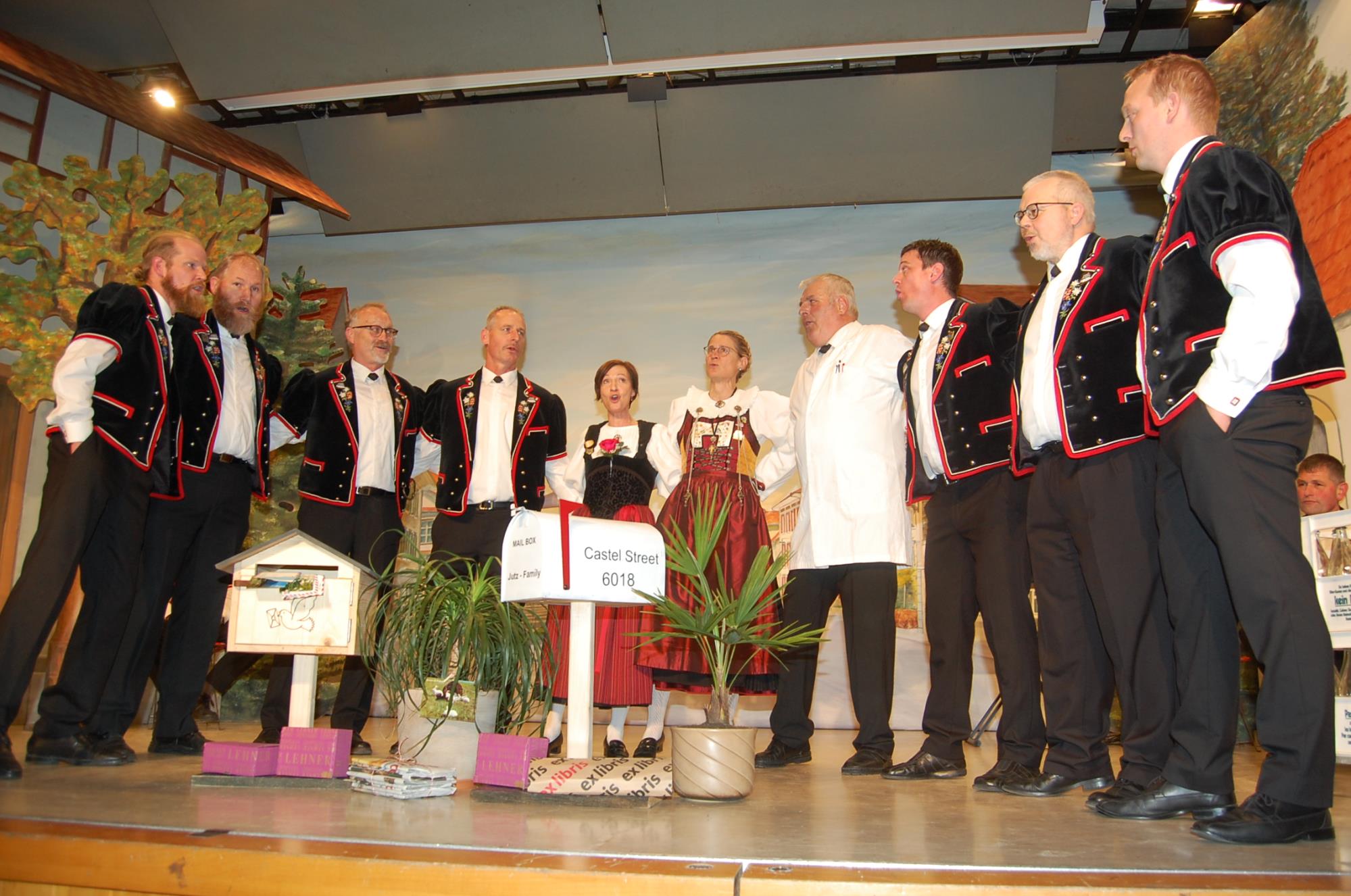 Die Kleinformation sorgte mit ihren beiden humorvollen Vorträgen für Schmunzeln im Saal. Fotos Willi Rölli