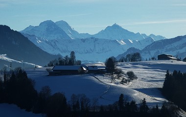 Das Dreigestirn mit Eiger, Mönch und Jungfrau | Josef Lustenberger, Wolhusen