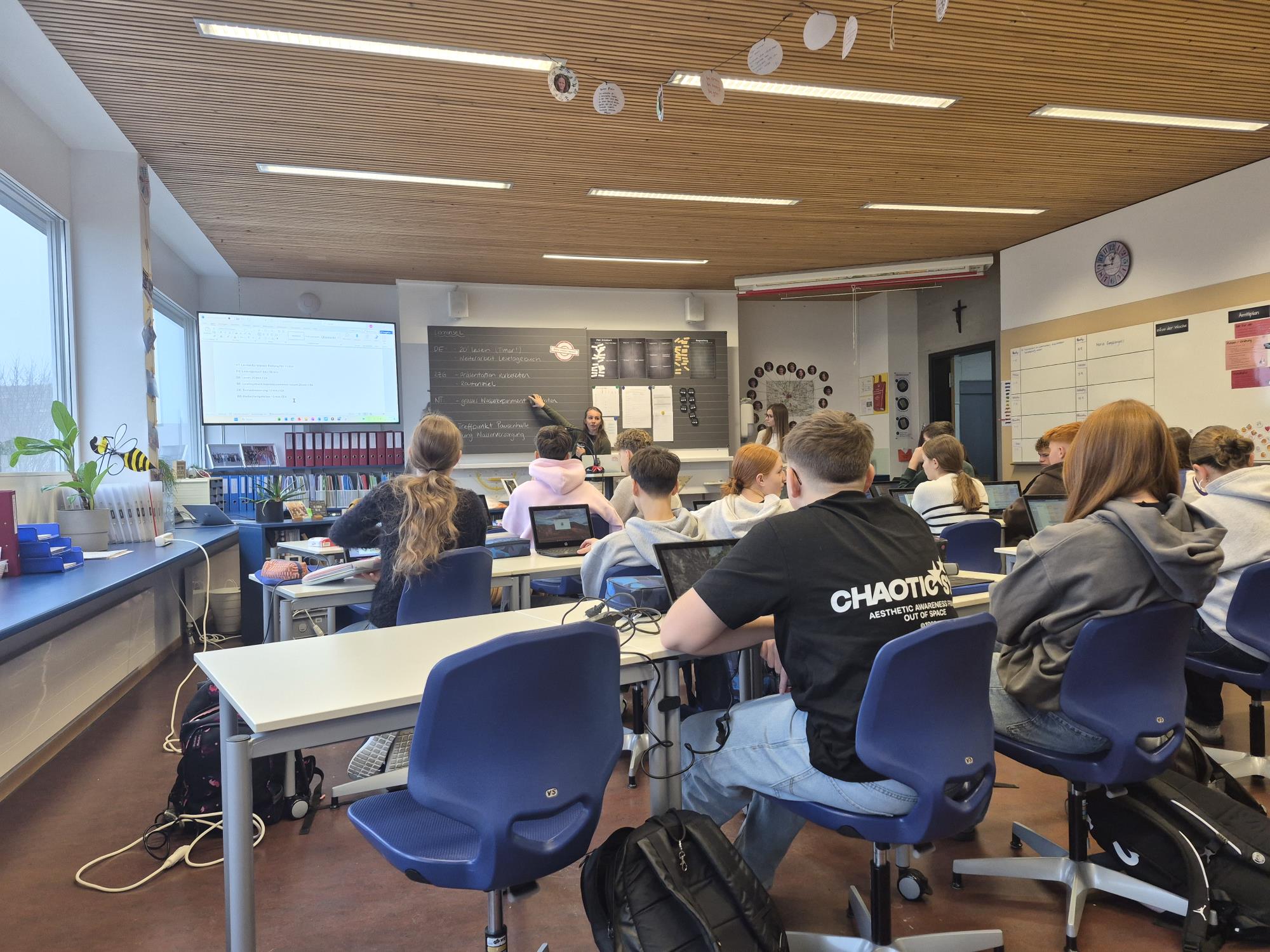 In der Oberstufe Ruswil dauert eine Lektion neu 75 statt 45 Minuten. Foto Martina Müller