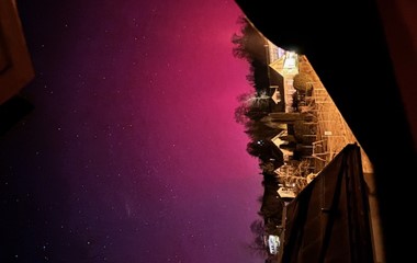 Polarlichter über Ruswil in der Nacht vom 19. auf den 20. Januar | Melanie Hensel, Ruswil