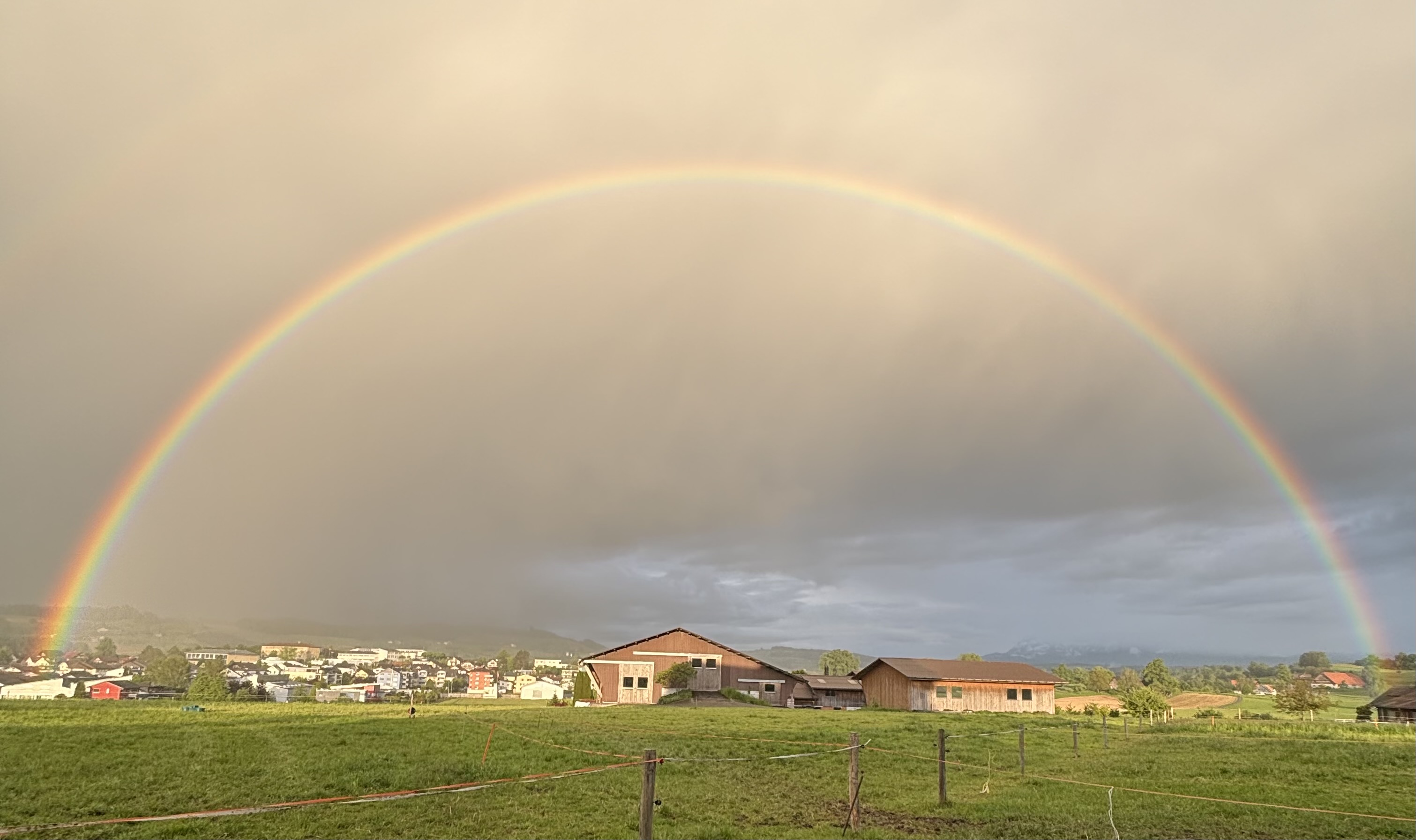Schöner Regenbogen über Grosswangen | Elias Birrer, Grosswangen