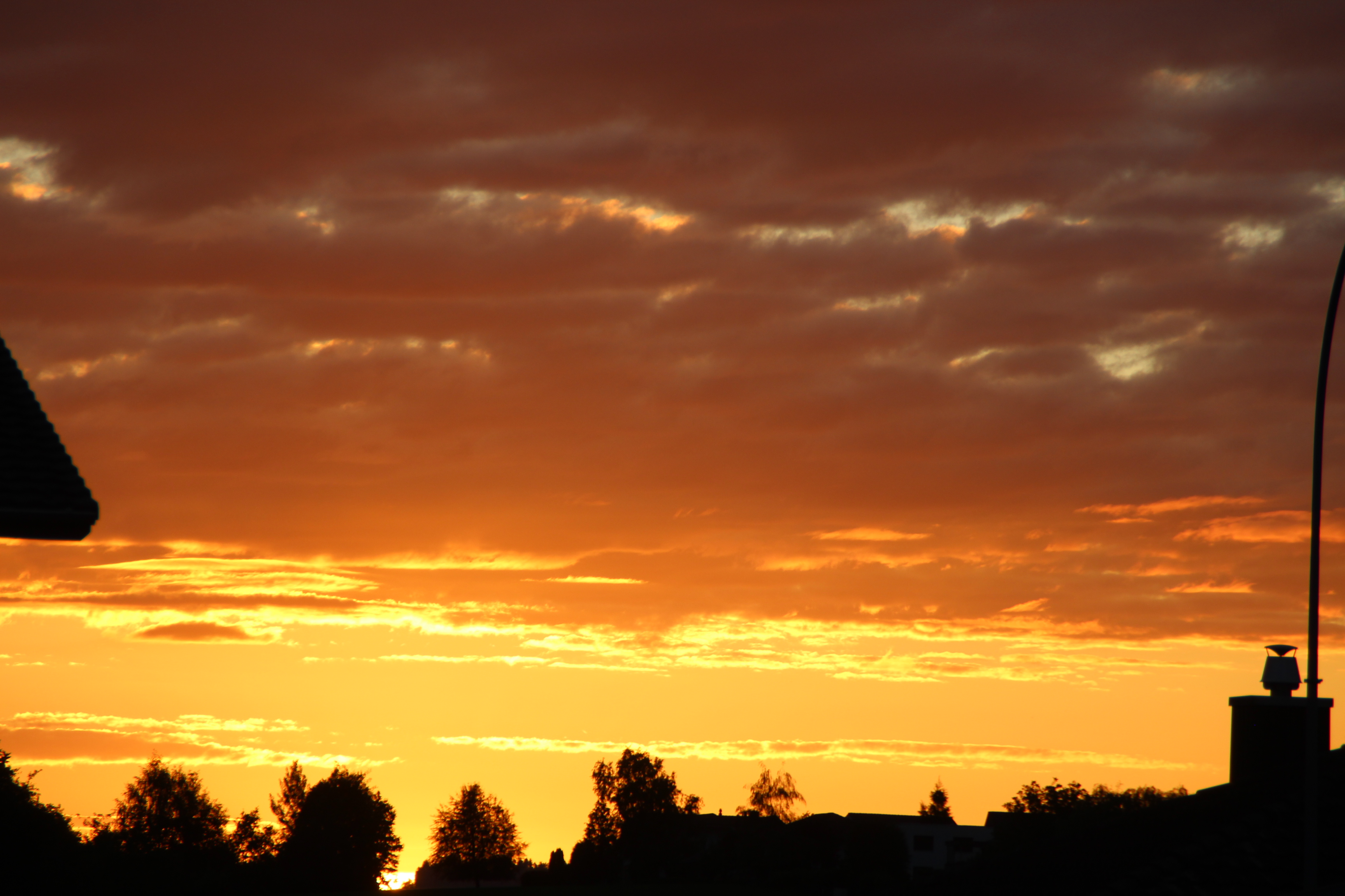 Prächtiger Sonnenuntergang in Grosswangen | Willi Rölli, Grosswangen