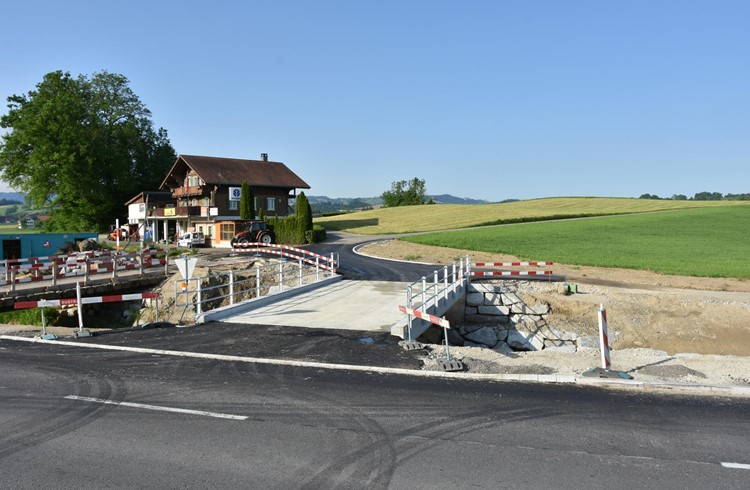 Die Arbeiten an der Rothbrücke sind beendet. Foto René Unternährer