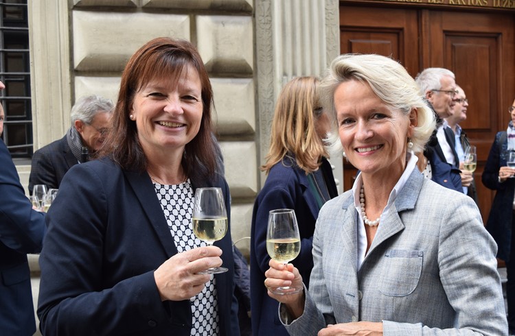 Priska Wismer (links) wir neue CVP-Nationalrätin und Andrea Gmür (CVP) vertritt neu den Kanton Luzern als Ständerätin. Foto zVg