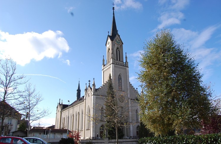 Für 2,06 Millionen Franken soll die Kirche St. Konrad in Grosswangen aussen renoviert werden. Foto Willi Rölli