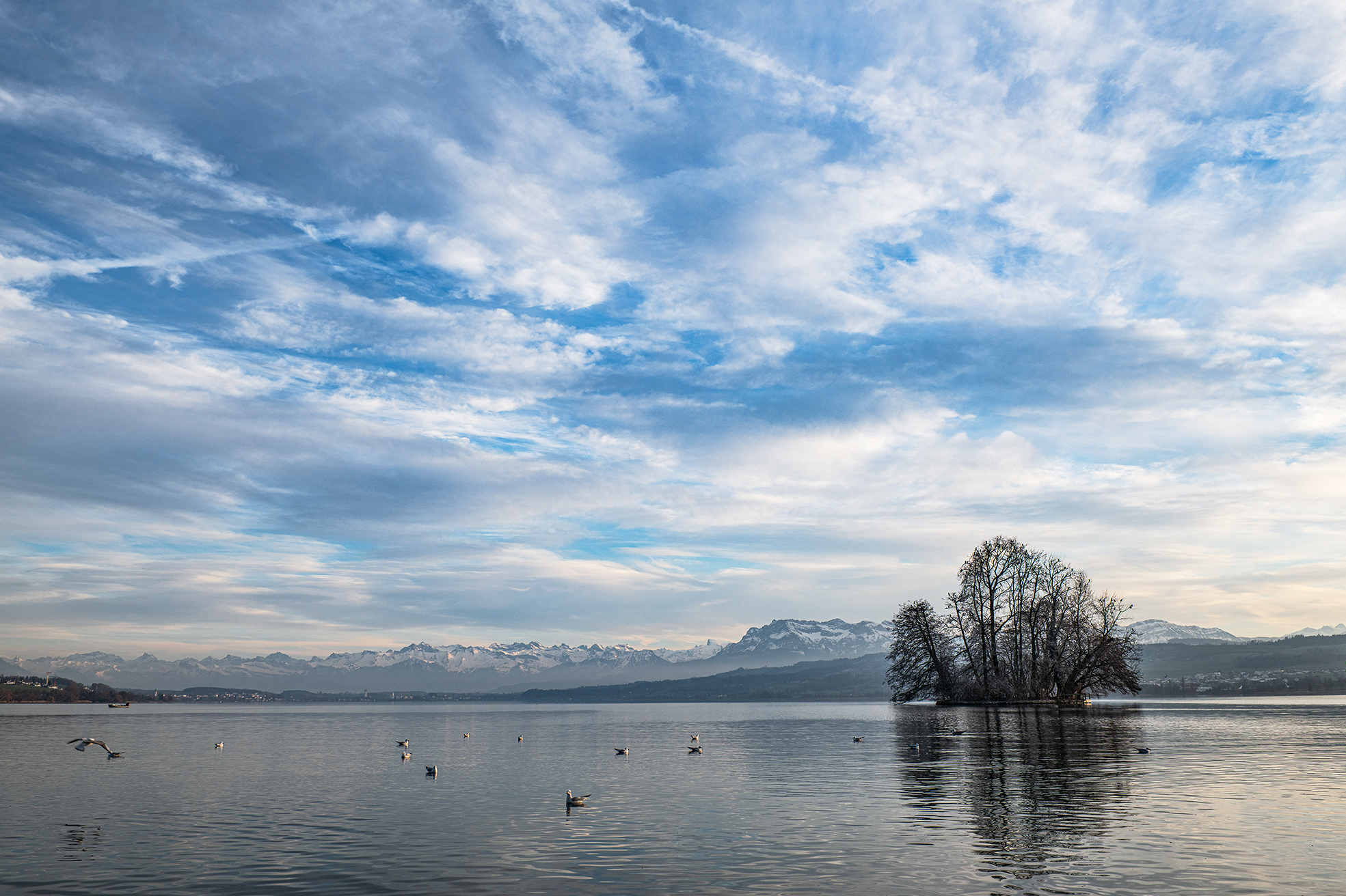 Am Sonntagabend am See. | Stefan Dubach, Ruswil